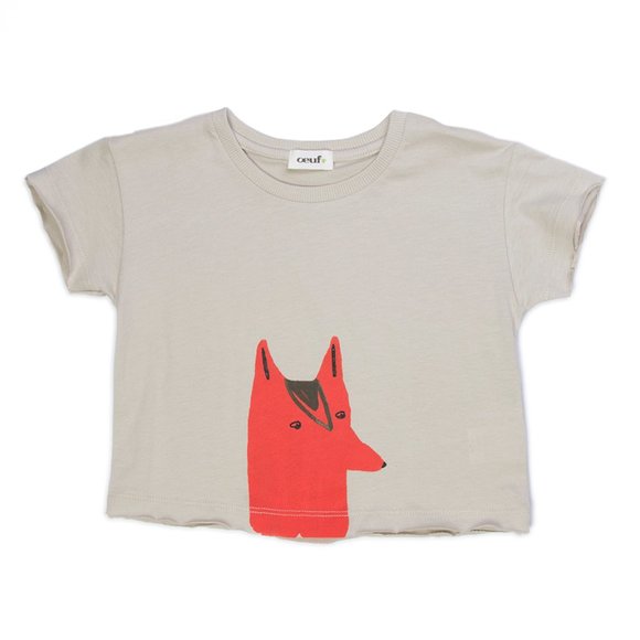 Oeuf NYC Fox Tee - Picture 1 of 4